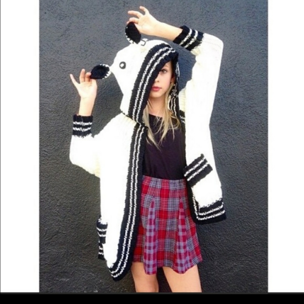 LF Panda bear Cardigan